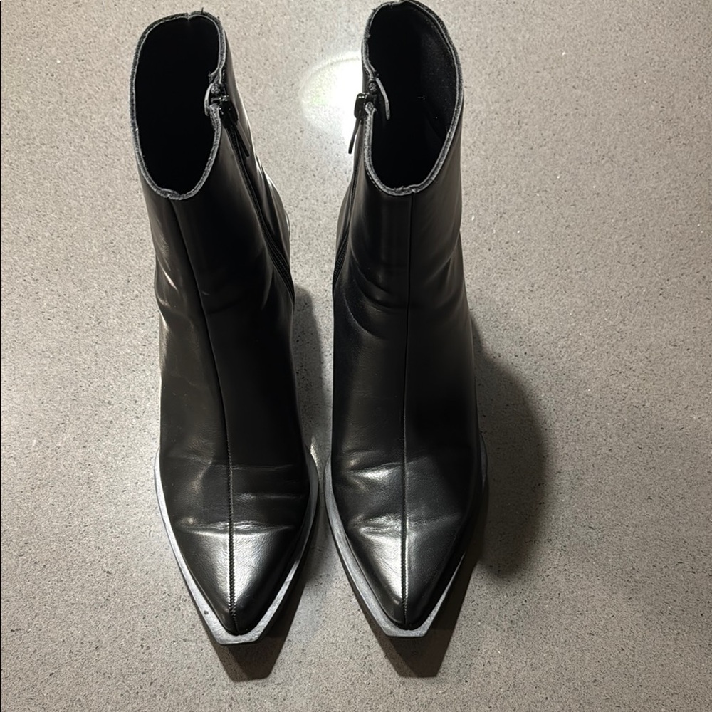 Zara Black Booties